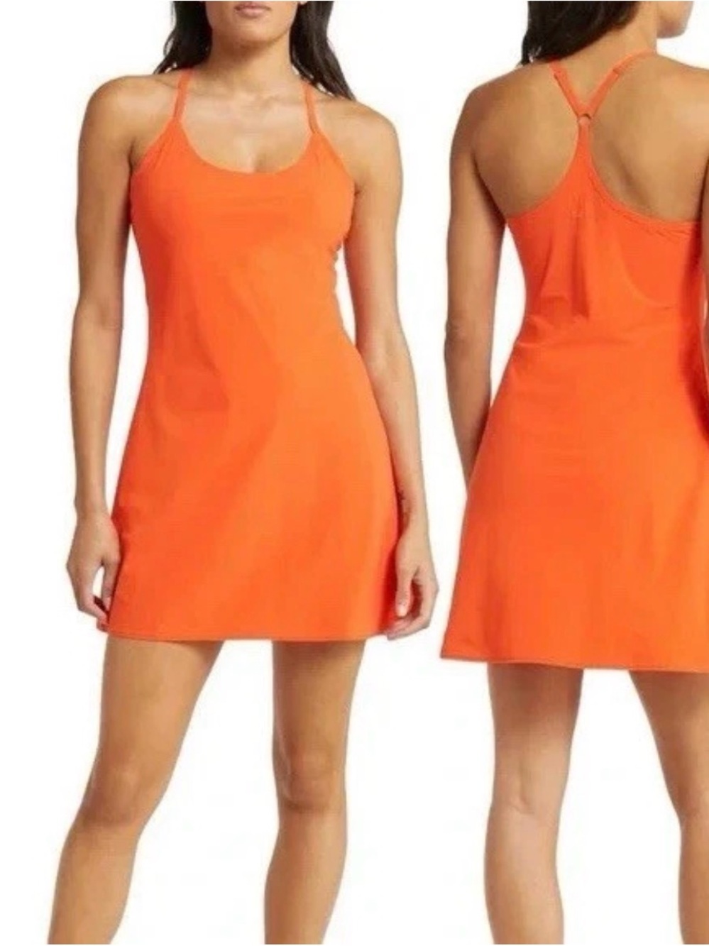 Outdoor Voices The Exercise Dress bright orange Size Large
